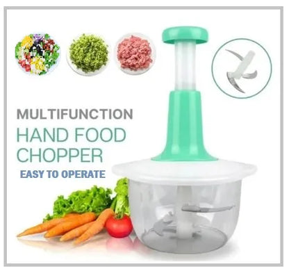 Manual Hand Chopper 1500ml & 2000ml – Hand Pull Type Manual Chopper for Meat & Vegetables
